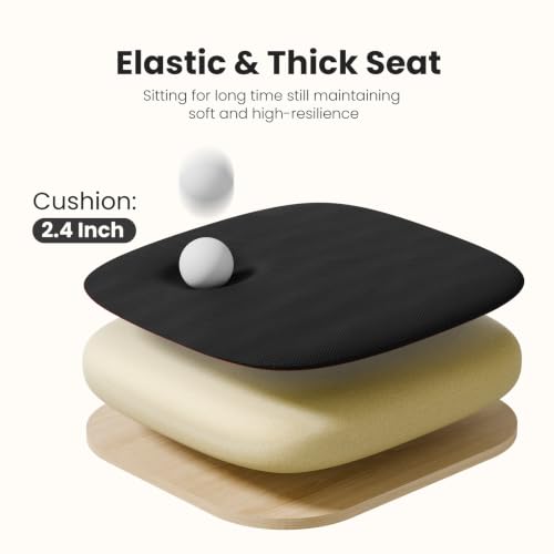 Image of DUMOS Ergonomic Office Chair, Mid-Back Executive Desk Chair 2 Pack