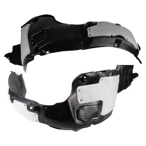 Image of TRQ Inner Fender Liner Set Compatible with 2011-2013 Hyundai Sonata HY1248134 HY1249134