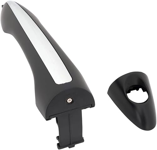 Miniatura 4 de Para Kia Forte Koup 2014 2015 2016 2017 manija de puerta exterior lado del conductor  sola pieza  frontal  negro imprimado  winserto cromado