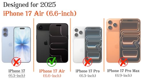 Coque iPhone 17 Air fine MagSafe anti-jaunissement à carreaux tendance - 5