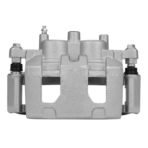 Image of Detroit Axle - Front 2pc Brake Calipers for 2006-2011 Buick Lucerne | 2006-2013 Chevrolet Impala, 2006-2007 Monte Carlo, 2 Disc Brake Calipers w /Bracket Replacement