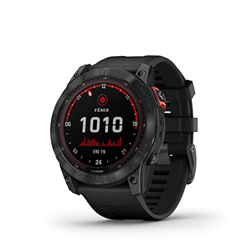 Garmin Fenix 7x、ユニセックス大人用スマートスポーツウォッチ、ブラック、0