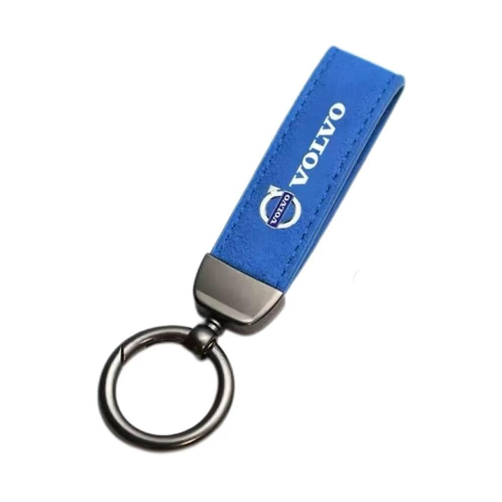 ONEMAJI Key Rings for Vo-lvo S60 XC90 V40 V60 S90 V90 XC60 XC40 AWD, Anti-Lost Key Rings with Logo Emblems Personalised Licence Plate Keychain Car Decoration Accessories Men Women,Black — view 3