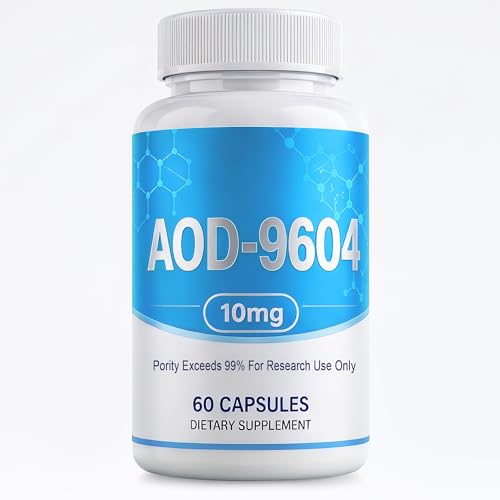Hacllun AOD-9604 Peptide Capsules 99% Purity -10mg 60 Capsules