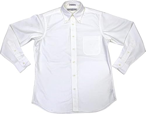 INDIVIDUALIZED SHIRTS インディビジュアライズド シャツ オックスフォード B/Dクラシックフィットシャツ (レガッタ OXFORD)14 1/2-32/ホワイト)