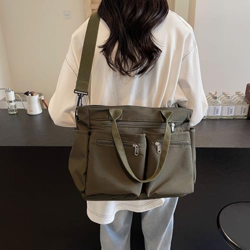 Teclado Casual Messenger Bag Plain Nylon Crossbody Bag Chic Shoulder Bag Travel Daypacks3