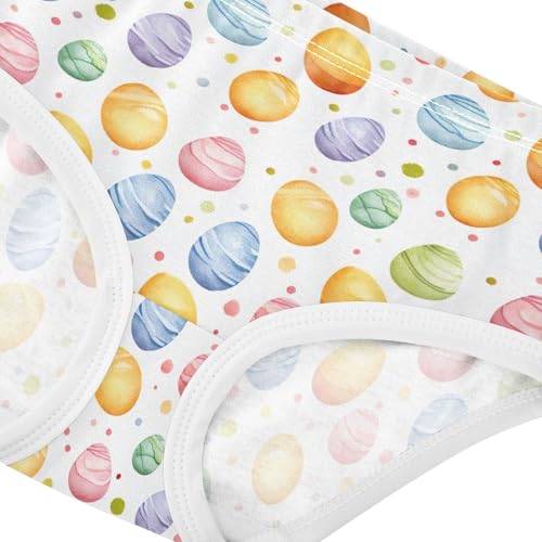 J JOYSAY Easter Eggs Girls' Underwear Cotton Briefs4