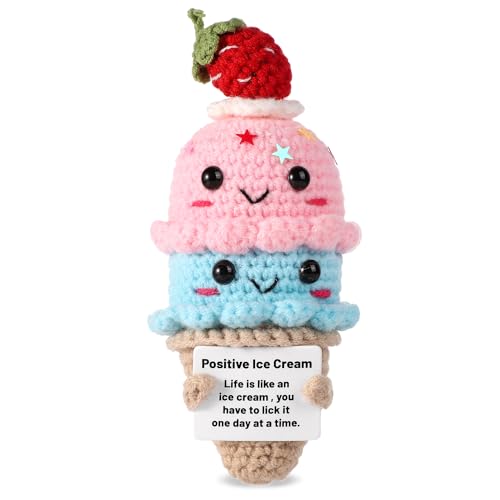 5.5 Inch Crochet Cute Doll Knitted Potato Toy Doll Cheer Gift Emotional Support for Family Friends Encouraging Party Decoration