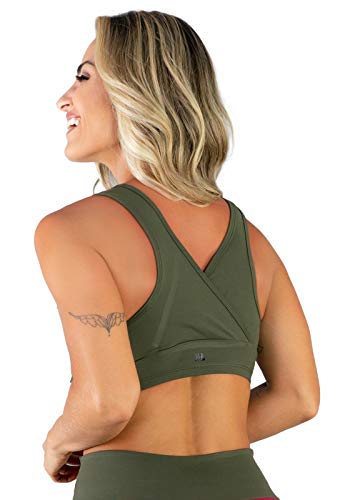 Top Poliamida BOYOU Bojo Alça Cruzada 370 Verde (M)