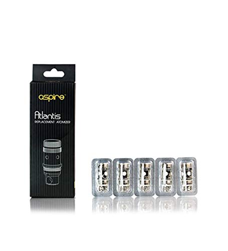 Preisvergleich Produktbild Aspire Atlantis Verdampferköpfe SubOhm Coils BVC [5 Stück] 0,3 Ohm