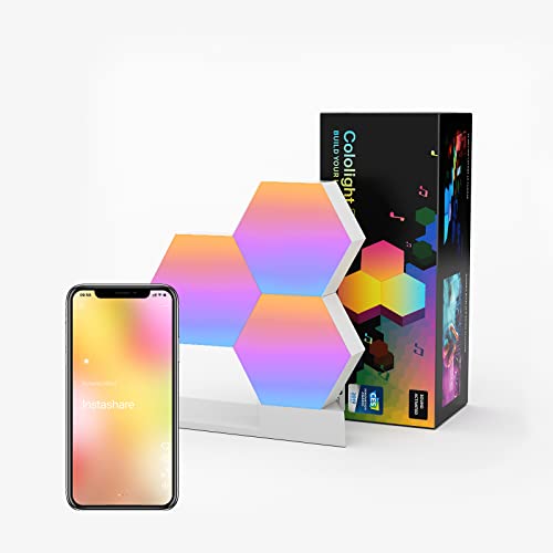 Cololight 3er Pack Hexagon Lights APP Control Starter Kit Cover