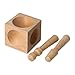 Dapping Block Wood + 2 Punches
