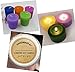 Besttile Handmade with Love Stickers,2 Inch Candle Canning Supplies,DIY Candle Warning Labels for Small Business,Boutiques,500 Pcs Per Roll