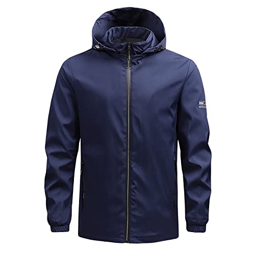 Grande veste pour homme noire XXXXL : blouson de baseball d'automne décontracté