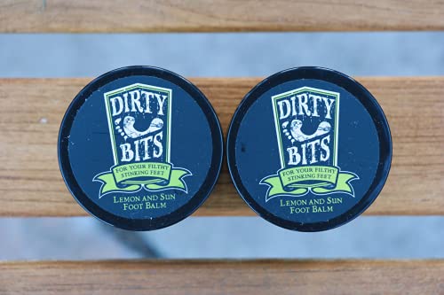 Dirty Bits Lemon And Tea Tree Oil Natural Foot Balm | Extra Strength Plant Rich Balm For Fast Acting Relief | Topical Ultra Care For Itchy Feet, Toenails, Heels And Cracked Feet | Care For Athletes #TOP4
