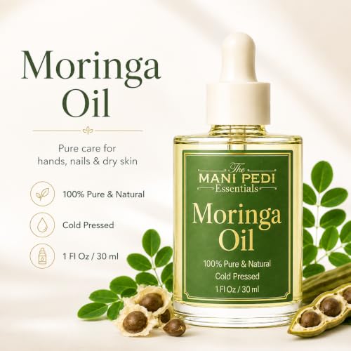 Image of TMPE Moringa Oil for Face, Hair and Body, Multipurpose Carrier Oil for Skincare, Scalp Massage, Dry Skin Care and Natural Glow Routine - 30ml
