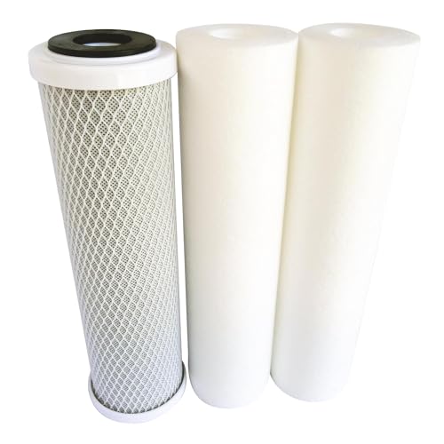 Miniatura 3 de Aquawater - 104205 - Kit 3 Para Cartuchos De Ósmosis Inversa Que Comprenden Dos Cartuchos De Filtro 20 Y 5