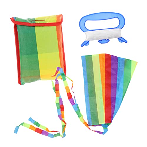 IMIKEYA 1Set Cartoon Kite Easy to Fly Long Tail Outdoor Kites for Boys Fun for Playtime Safe Material Great Present for Family Activities