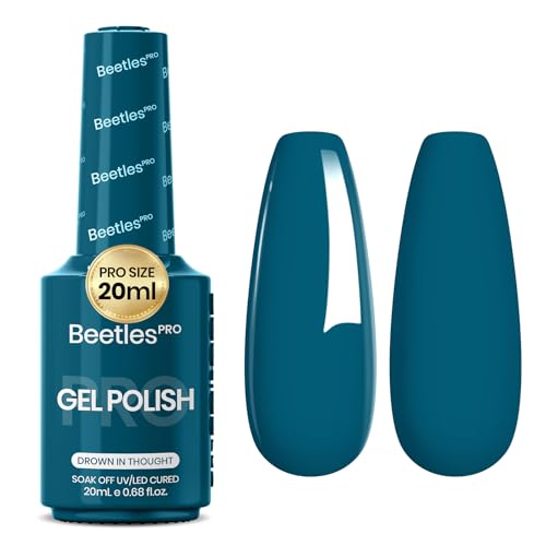 Beetles PRO Teal Gel Polish, 20ml Turquoise Teal, ColorDrown in T...