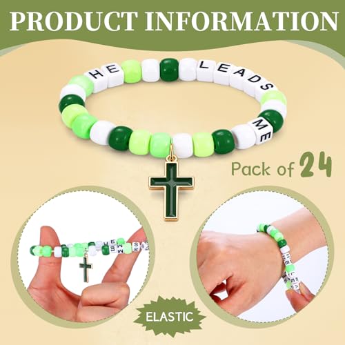 Bracelets à perles VBS 2026 Unittype cadeaux religieux vacances et dimanche - 2