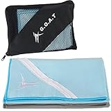 [Altamente absorbente y de secado rápido]: la toalla de gimnasio absorbe la humedad muy bien y se seca más rápido que una toalla de rizo convencional. Se siente muy cómoda y natural en la piel en comparación con las toallas de microfibra convencionales.