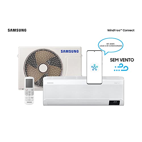 Ar Condicionado Hi Wall Samsung WindFree Connect Inverter 24.000 Btus Frio 220v