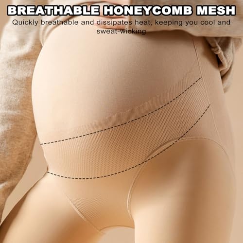 Collants de maternité transparents doublés polaire pour hiver