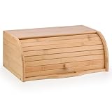 woodluv - Panera de madera natural de bambú para...