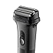 Andis Inform Lithium-Ion Electric Foil Shaver | Sensitive Skin Foil Head | 10,000 SPM | Hypoallergenic Titanium Foils | 90-Min Runtime | Rechargeable | Blade Brush Included | Black