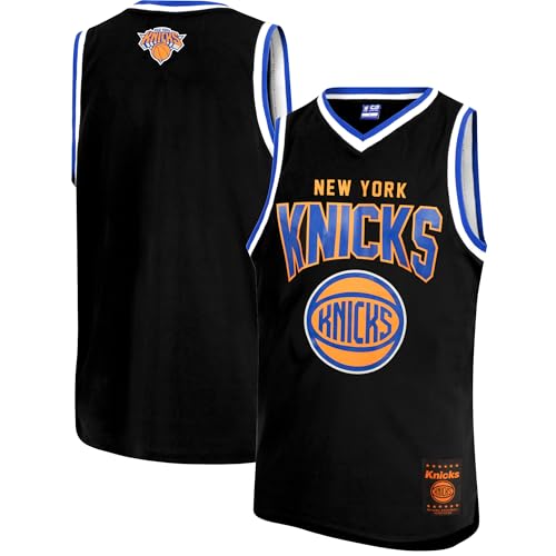 Ultra Game Men's NBA Official Super Soft Sleeveless Tank Top Muscle T-Shirt, New York Knicks, Black 23, Large
