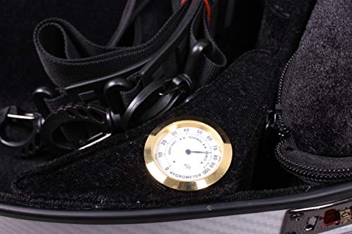 image for Yinfente 4/4 violin Case Mixed Carbon fiber Violin Box Strong Light Wi