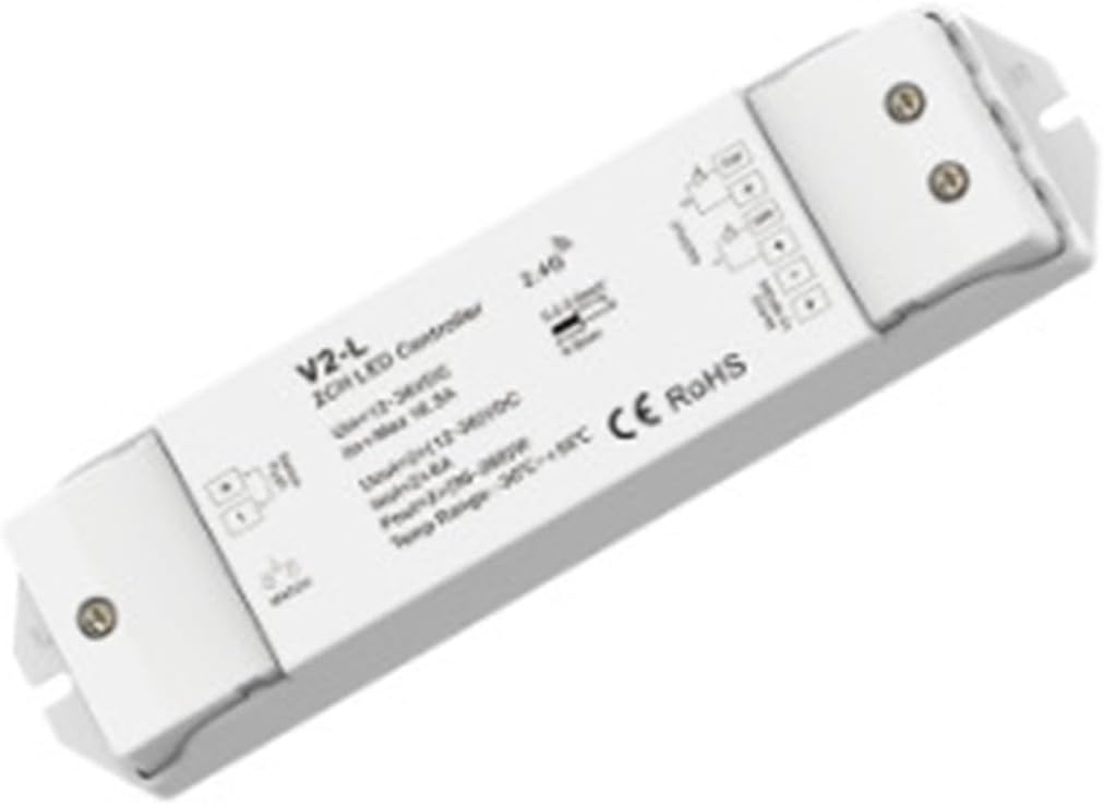 DC12V-36V 24V V1-L Single Color V2-L Dual Color V3-L RGB V4 RGBW V5 RGB+CCT Controller 2.4GHz + Push dimming for Light(V3-L)