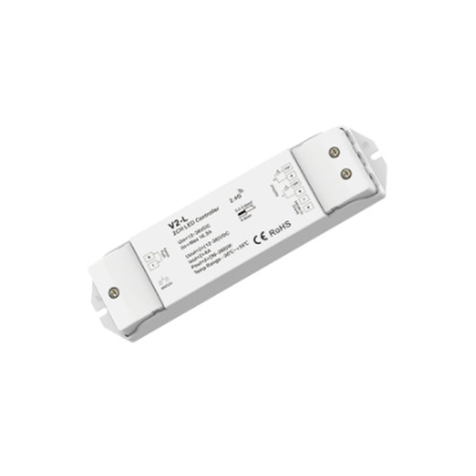 DC12V-36V 24V V1-L Single Color V2-L Dual V3-L RGB V4 RGBW V5 +CCT Controller 2.4GHz + Push dimming for Light(V2-L)