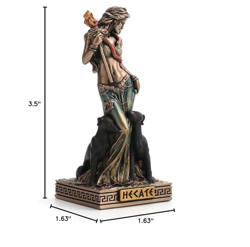 Veronese Design Hecate Greek Goddess of Magic Resin Hand Painted Miniature Figurine