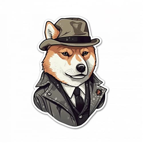 Image of Yoonek Graphics Shiba Inu Dog Vinyl Decal Sticker for Car, Laptop, Tumbler, More. #001630