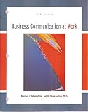 Business Communication At Work Third Edition (McGraw-Hill Learning Solutions Textbook)