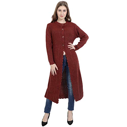 Image of Matelco Women's Wool Round Neck Cardigan