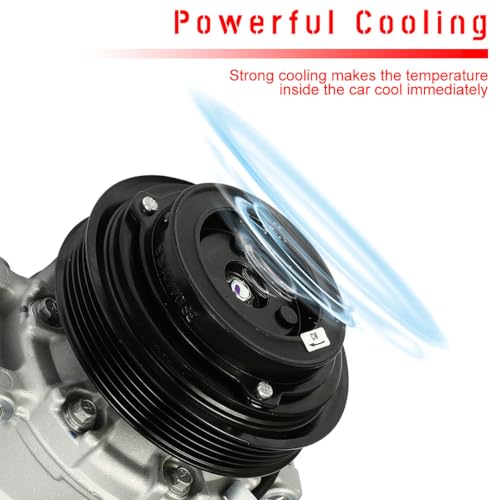 Image of CCIYU AC Compressor w /Clutch for GMC Terrain L4 2.4L 2012-2015