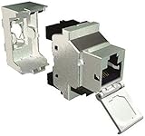 bases nivelantes de topografia  MMC conector RJ45 salida CEM 360 ° base nivelante hembra Metal Cat 6 MMC mk6fs