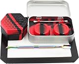 KUVIS Silicone Wax Carving 5ml 26ml Hexagon Concentrate Containers with 5.2