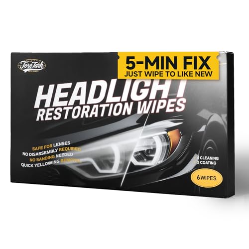 Headlight Restoration Kit, 5-Min Fix, Restoring to Like-New Condition, No