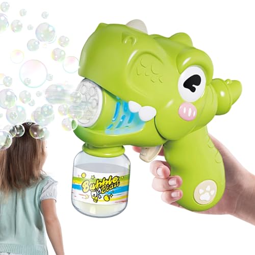 Bubble Wands, Interactive Leak Proof Toy with Dinosaur Design, Bubble Machine for Kids, Portable Material, Easy Use Feature, Pla