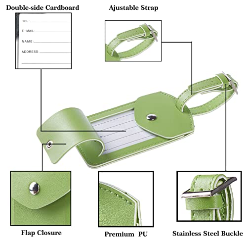 Sodsay Luggage Tags for Suitcases with Privacy Flap Easy Identification Airplane Travel Essentials for Business & Leisure3