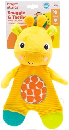 Bright Starts Snuggle & Teethe Yeni Doğanlar için Zürafa Peluş Diş Kaşıyıcı Oyuncak - Görsel 6