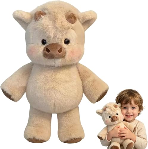 AQDJWHM Peluche Vache Qui Court, 45CM Peluche Doudou Vache Qui Court, Meilleur Cadeau pour Les Enfants et Les Couples (A)