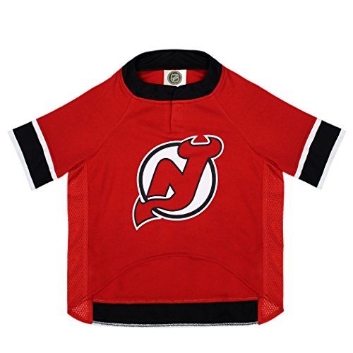 Pets First NHL New Jersey Devils Jersey for Dogs & Cats, Medium. - Let Your Pet be a Real NHL Fan! by Pets First - Used condition - Image 2
