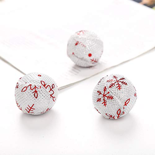 10st Christmas Cat Ball Toys Bijtvast Catnip Cat Teaser Toy Willekeurige kleur - Image 8