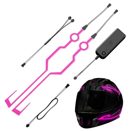 Helm licht strip led helm licht fiets veiligheid licht waterdichte helm lichthelm waarschuwingslicht led strip licht nacht loop licht fiets signaal licht lijm helm licht oplaadbare helm licht rem lich