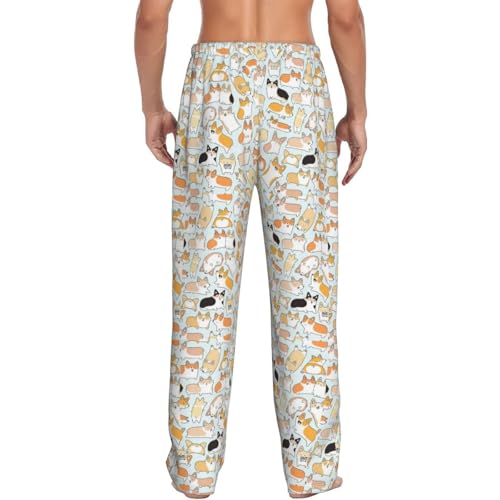 Bas de pyjama Corgi confortable contre la chaleur nocturne