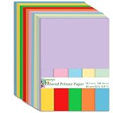 600 Sheets Colored Paper 8.5 X 11 - Color Printer Copy Paper...